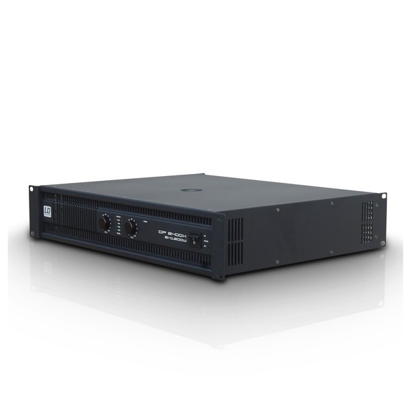 LD Systems Deep2 2400X Power Amplifier Angled