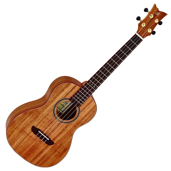 Ortega RUACA-BA Baritone Ukulele, Acacia Front View