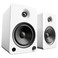 Kanto YU6 Boekenplank speakers, mat wit