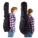Fusion Urban Bass Guitar Gig Bag, Black