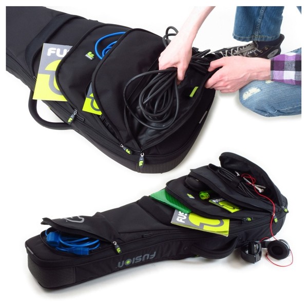 DISC Fusion Urban Bass Guitar Gig Bag, Black at Gear4music