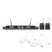 LD Systems BPHH2 Complete Double Headset Mic Wireless System