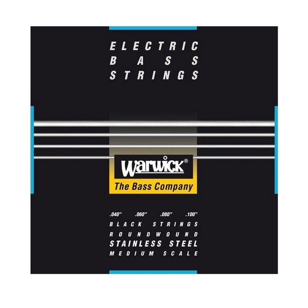 Warwick Black Label Medium Light Bass String Set, 40-100 Main Image