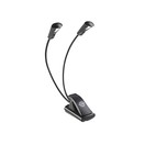 K&M 12243 Dual Music Stand Flexlight, Dual LED
