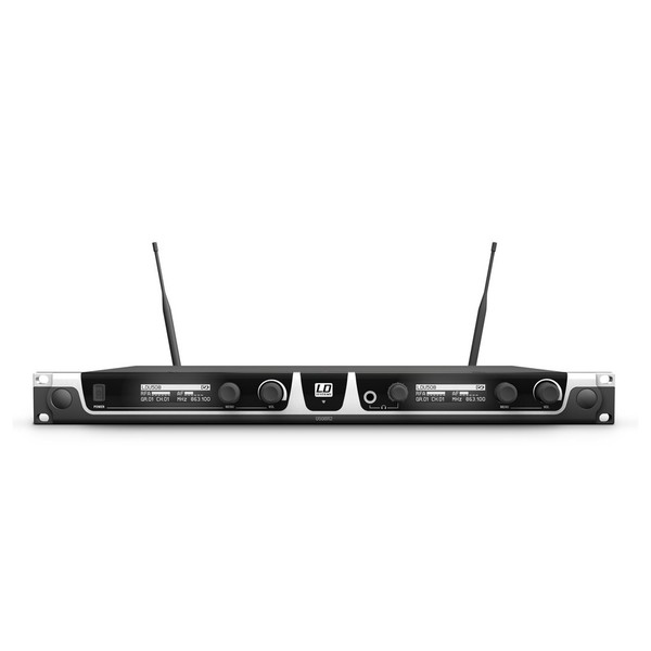 LD Systems HHC2 Double Handheld Condenser Mic Wireless System Receiver
