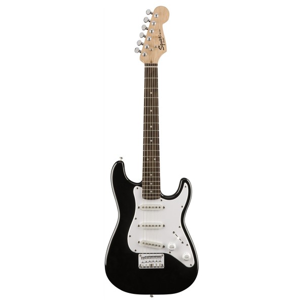Squier Mini Stratocaster 3/4 Size, Black front view