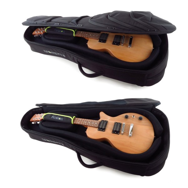 DISC Fusion Urban Double Electric Guitar Gig Bag, Black