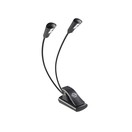 K&M 12244 Dual Music Stand Flexlight, Dual LED