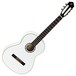 Ortega R121SNWH Nylon, White Front View