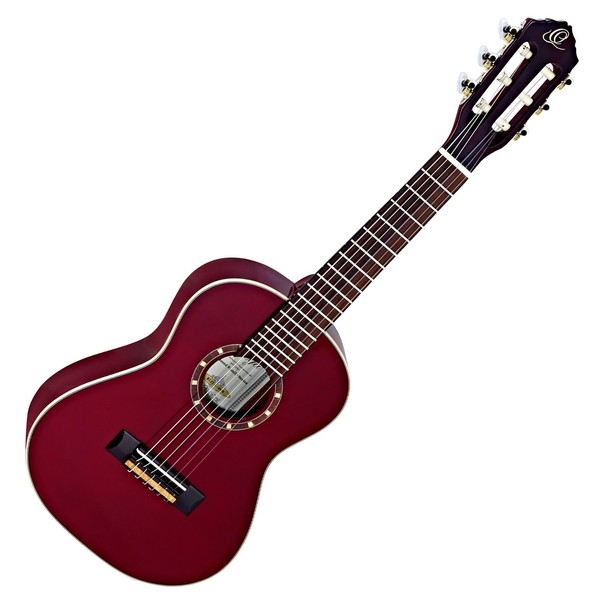 Ortega R121-1/4WR Nylon, Wine Red Front View