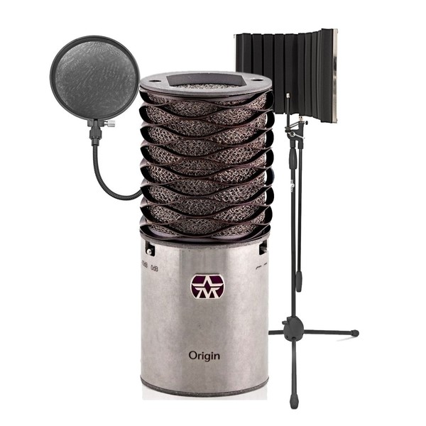 Aston Microphones Origin Cardioid Condenser Mic With Filter And Stand - Bundle