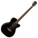 Fender CB-60SCE Acoustic Bass, Black Slant