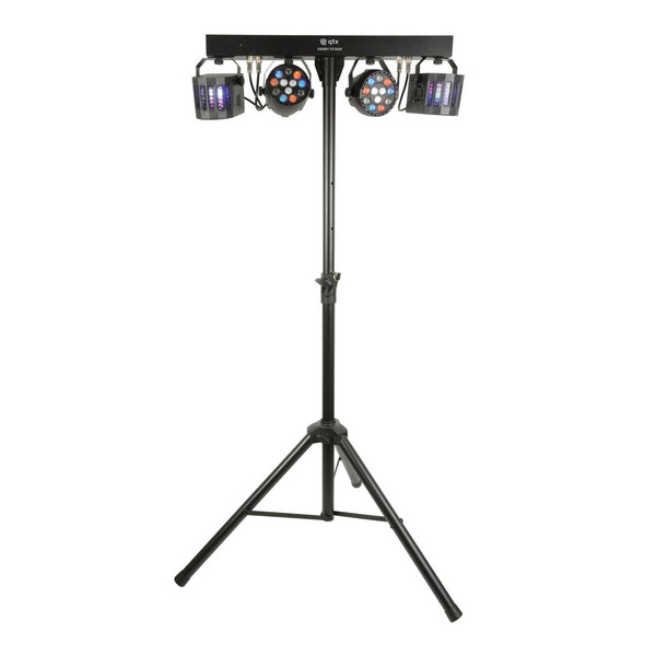 QTX LED Derby FX Bar with Lighting Stand, Front