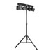 QTX LED Derby FX Bar with Lighting Stand, Front Angle