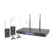 Citronic RU210-H Dual Wireless Headset & Lavalier Microphone System