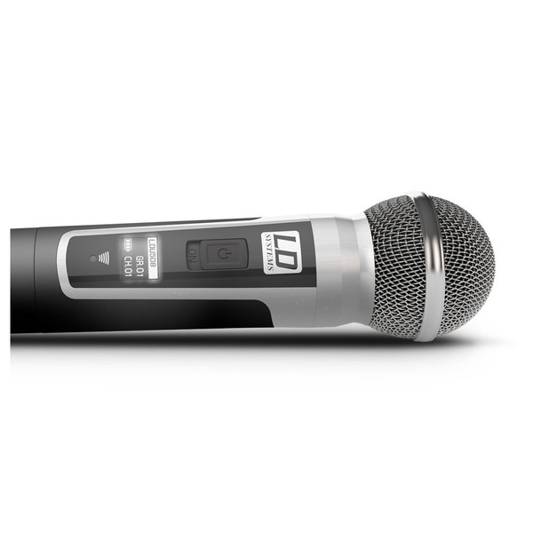 LD Systems Dynamic Handheld Wireless Microphone Sideways