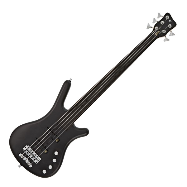 Warwick Rockbass Corvette Basic 5-String Bass, Fretless, Black