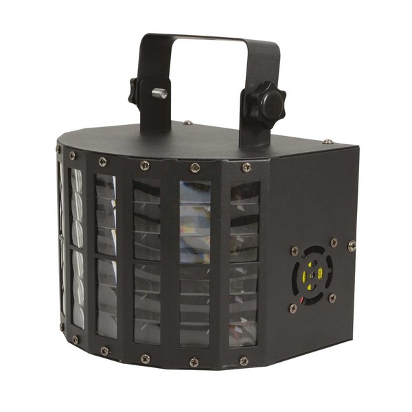 QTX DERBY9 LED Lighting Effect Fixture, Front Angled