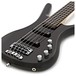 Warwick Rockbass Corvette Basic 5-String Medium-Scale Bass, Black