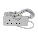 Mercury 2 Gang Extension Lead, 3m