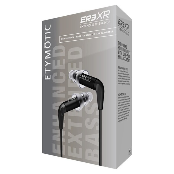 Etymotic ER3-XR Earphones, Extended Response - Box