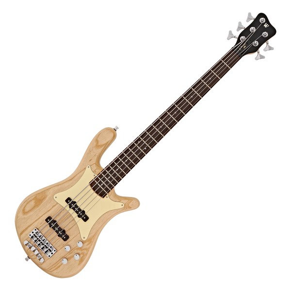 Warwick GPS Streamer CV Passive 5 String Bass 2015, Natural Satin