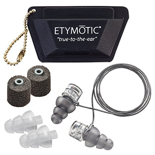 Etymotic ER20XS Standard/Large/Foam, Clear Stem - Accessories
