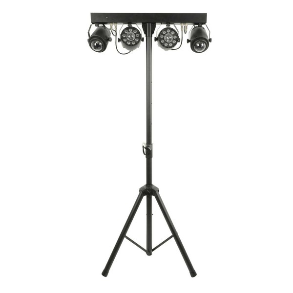 QTX FXB-1 LED Effects Lighting Bar With Stand & Bags, Front Unlit