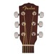 Fender CC-60SCE Concert Electro Acoustic Guitar, Natural Headstock