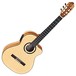 Ortega TZSM Thomas Zwijsen Electro Nylon, Solid Spruce Top Front View