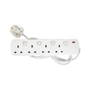 Mercury Essential 4 Gang Extension Lead, 2m