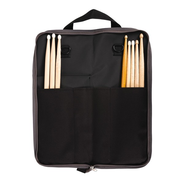 SABIAN Express Stick Bag - Black / Gray - Opening