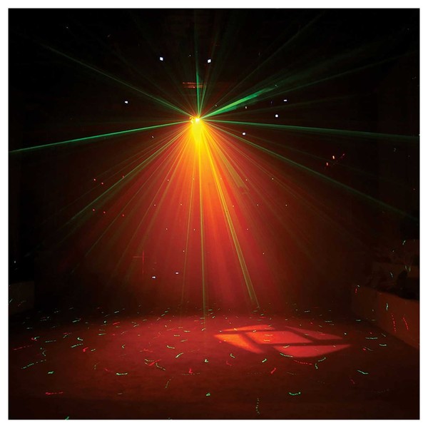 QTX Gobo Starwash Multi-Light Effect, Effect Preview Wash & Laser