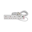 Mercury Essential 4 Gang Extension Lead, 2m