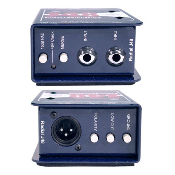 Radial J48 Phantom Powered Active DI Box
