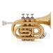 Pocket Trumpet by Gear4music, Gold