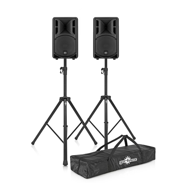 RCF ART 310-A MK4 Active Speakers Pair with Stands