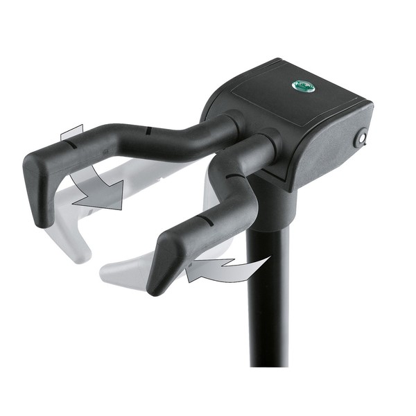 K&M 17670 Memphis Pro Guitar Stand, Close Up 