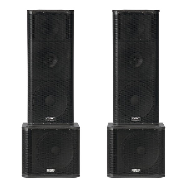 QSC KW153 and KW181 Active PA Bundle without Speaker Poles