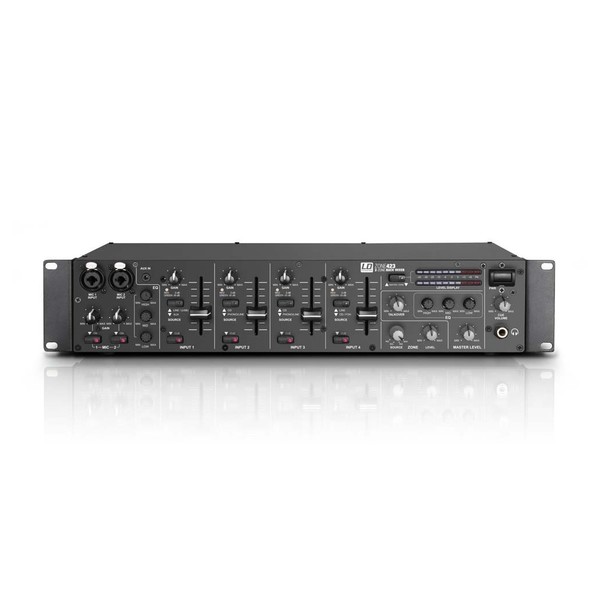 LD Systems ZONE423 2 Zone Rack Mixer Front