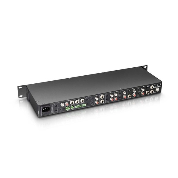 LD Systems ZONE622 2 Zone Rack Mixer Back