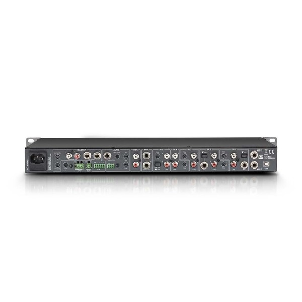 LD Systems ZONE622 2 Zone Rack Mixer Connections
