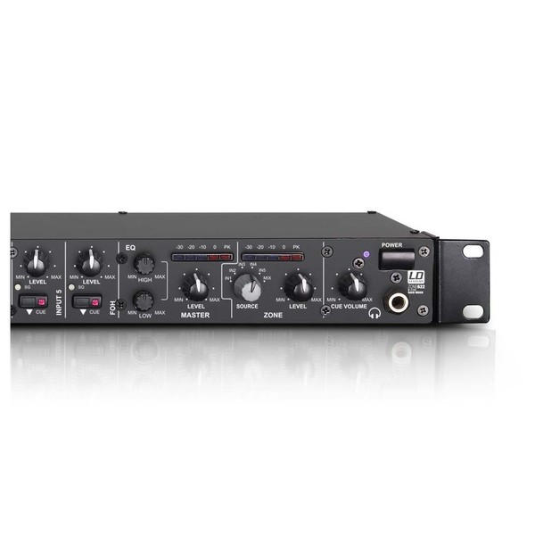 LD Systems ZONE622 2 Zone Rack Mixer Master Pot