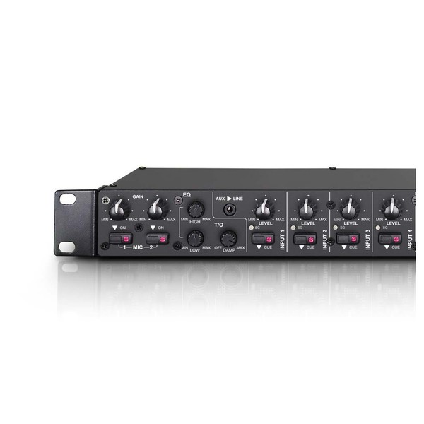 LD Systems ZONE622 2 Zone Rack Mixer Gain Knobs