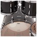 Pearl Masters MCT 22'' 5pc Shell Pack, Matte Caviar Black w/Zildjian