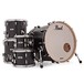 Pearl Masters MCT 22'' 5pc Shell Pack, Matte Caviar Black w/Zildjian