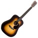 Martin DX1AE Electro Acoustic, Macassar Burst Front View
