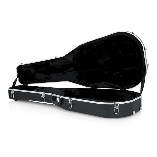 Gator GC-DREAD-12 Deluxe Moulded 12-String Dreadnought Guitar Case, Open