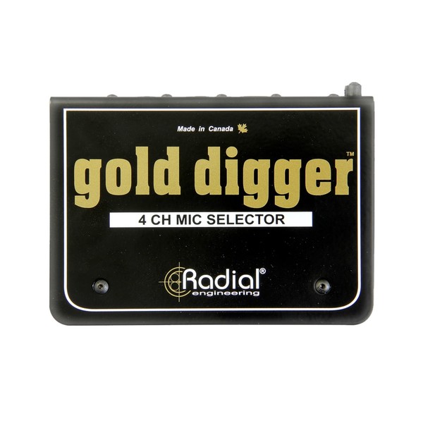 Radial Gold Digger 4-Channel Microphone Selector