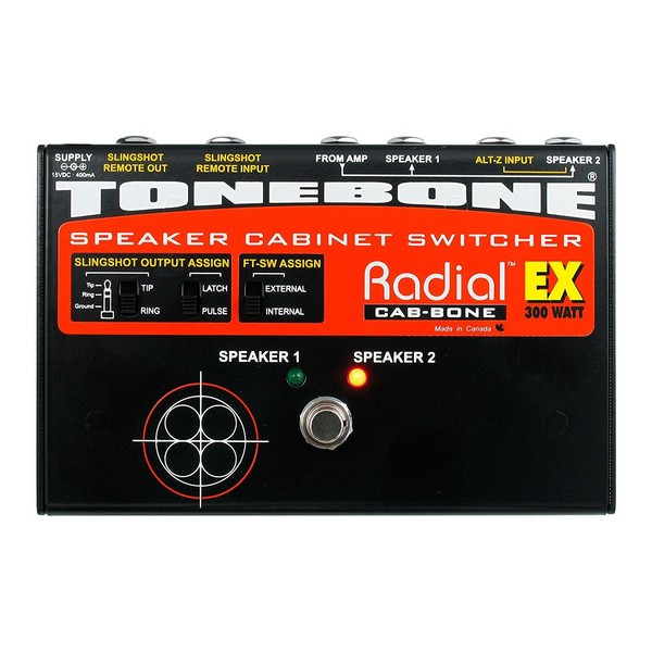 Radial Tonebone CabBone EX Speaker Cabinet Switcher, Top